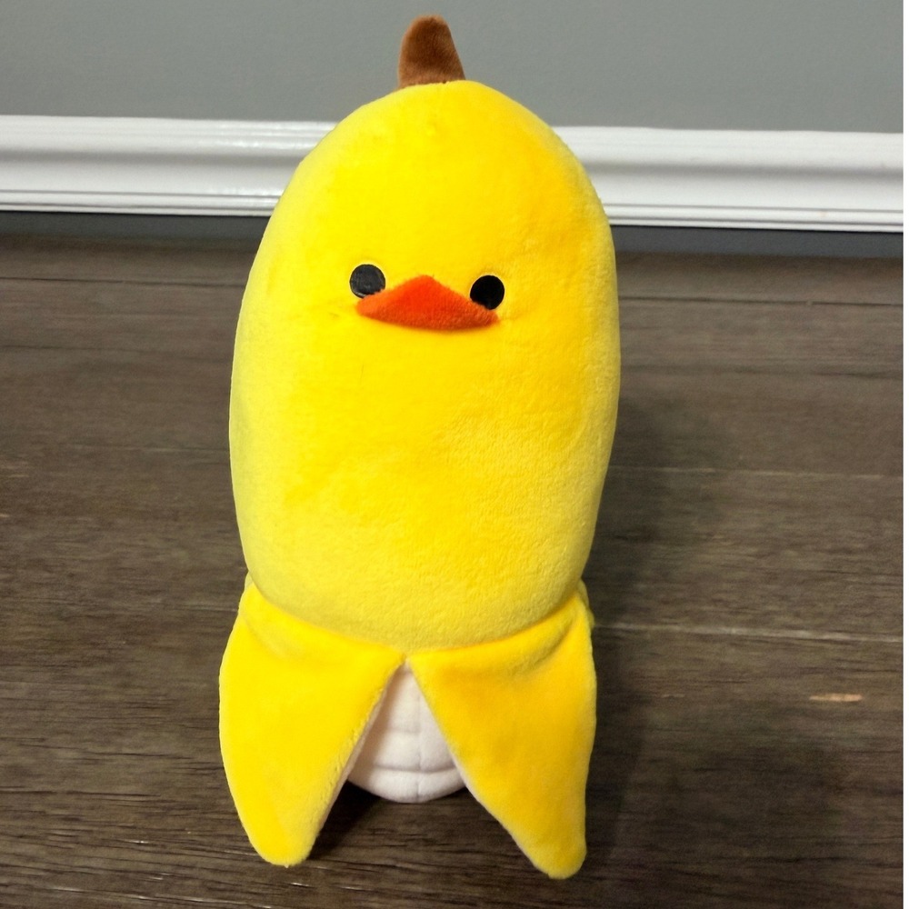 Banana Duck Plush‎  Yellow Fruit Bird Stuffed Animal Toy